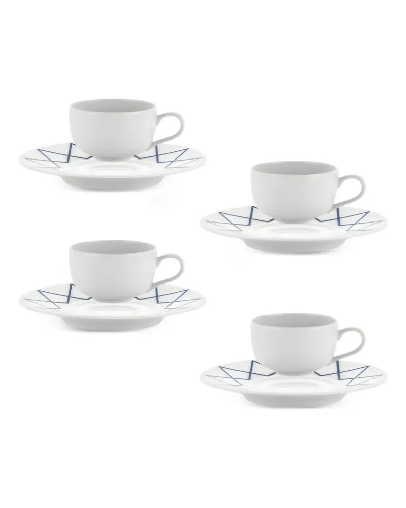 Alessi My Beauty China Tassen (4er-Set) - Weiß Weiß