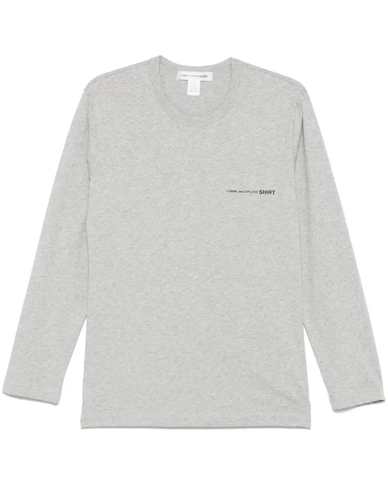 Comme des Garçons T-Shirt mit Logo-Print - Grau Grau