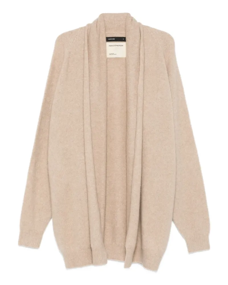 Frenckenberger Offener Cardigan - Nude Nude