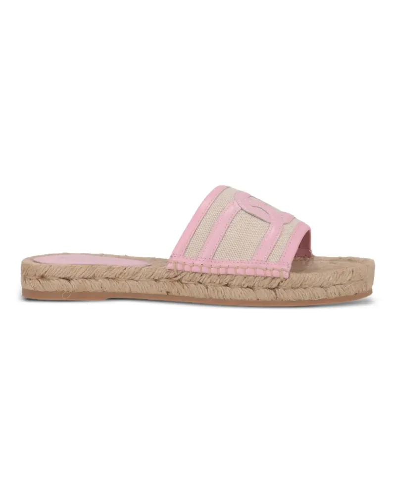 TOD'S canvas espadrille sandals - Rosa Rosa