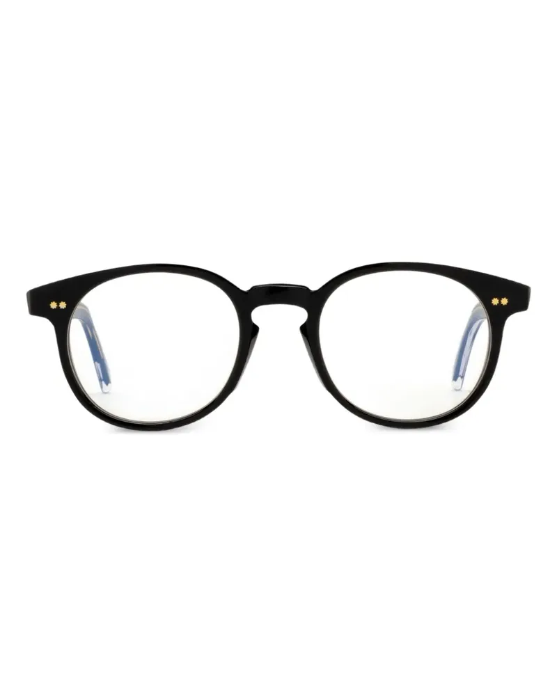 Cutler and Gross Brille mit rundem Gestell - Schwarz Schwarz