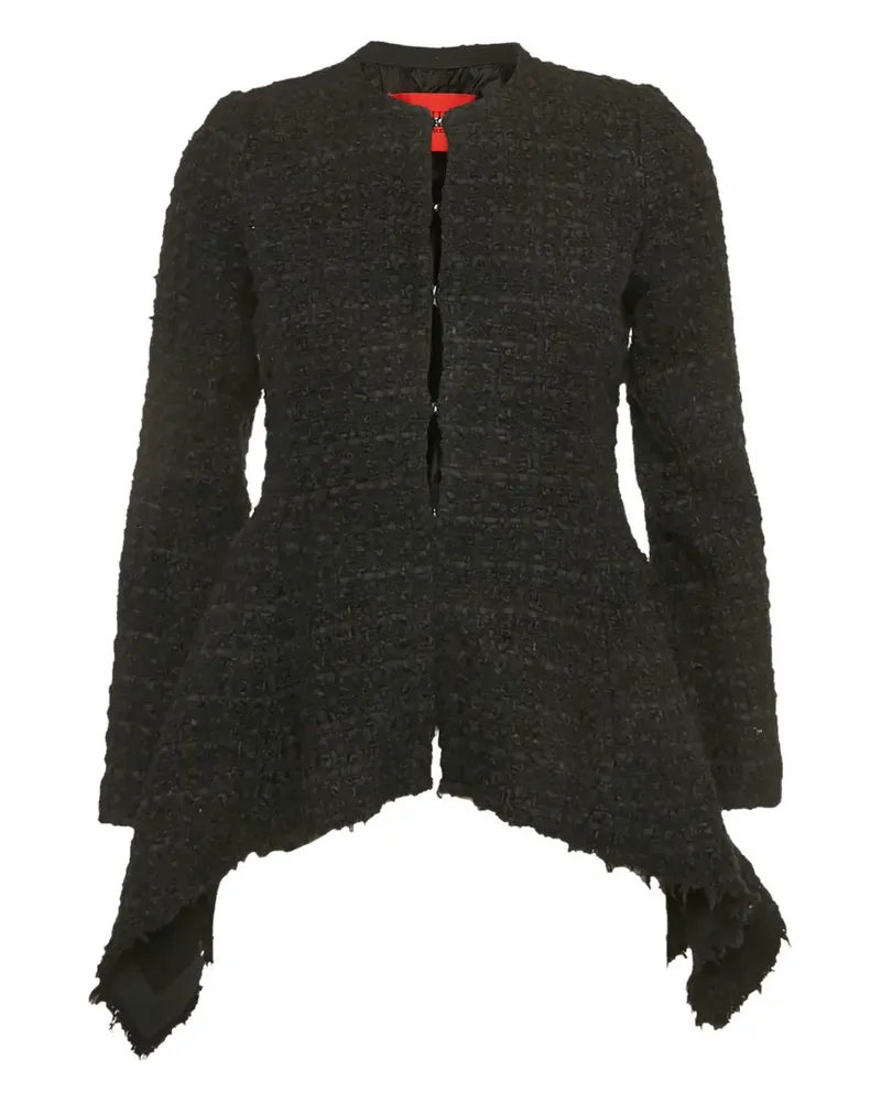 Carolina Herrera New York Ausgestellte Tweed-Jacke - Schwarz Schwarz