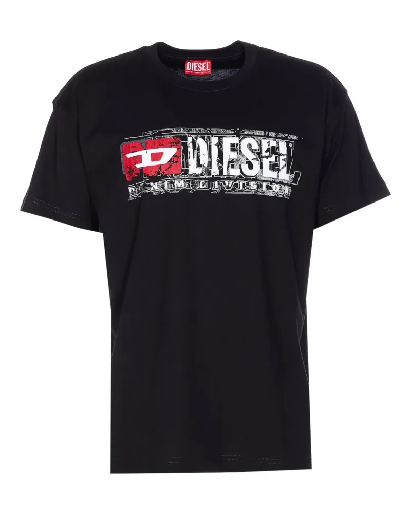 Diesel T-Norm-T6 T-Shirt - Schwarz Schwarz