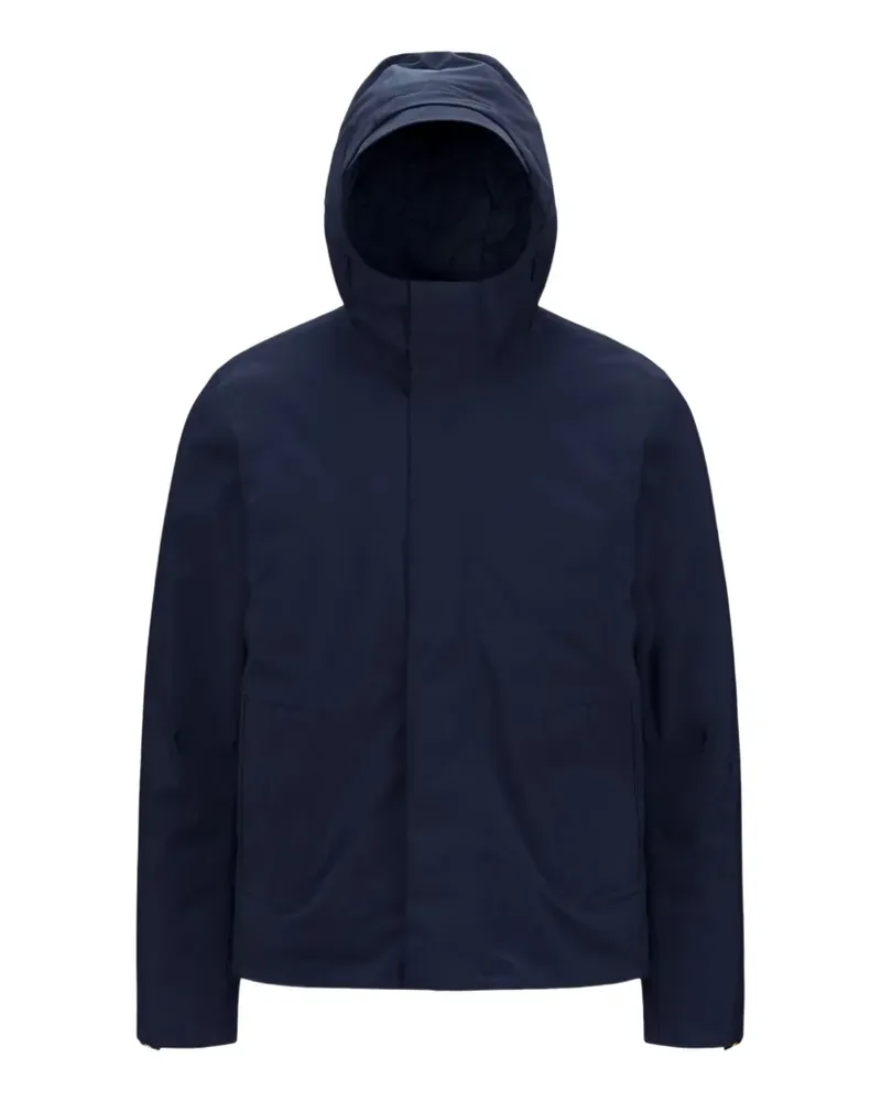 K-Way Kapuzenjacke mit Reißverschluss - Blau Blau