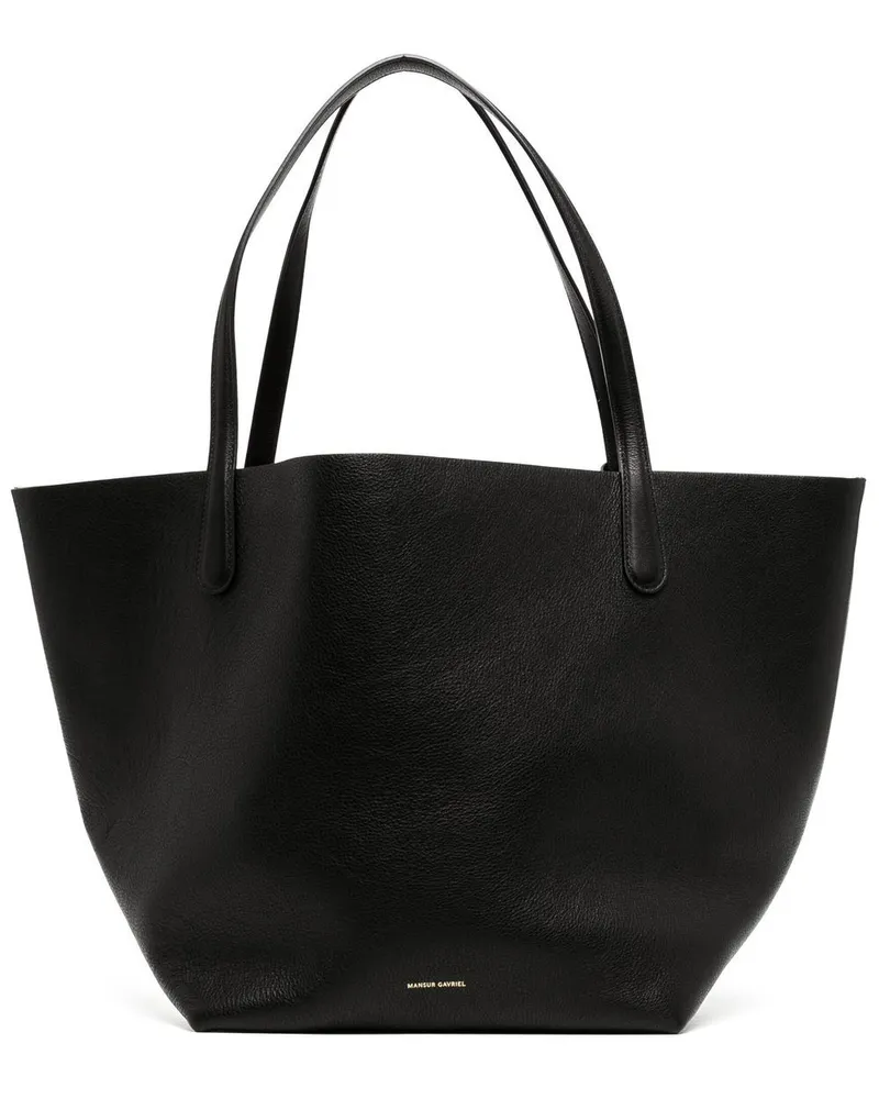 Mansur Gavriel Everyday Soft Shopper Schwarz