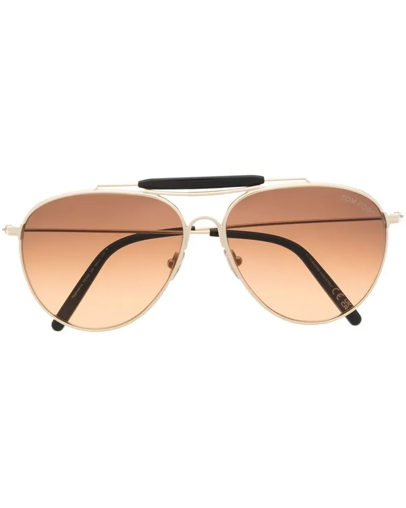 Tom Ford Getönte Pilotenbrille - Gold Gold