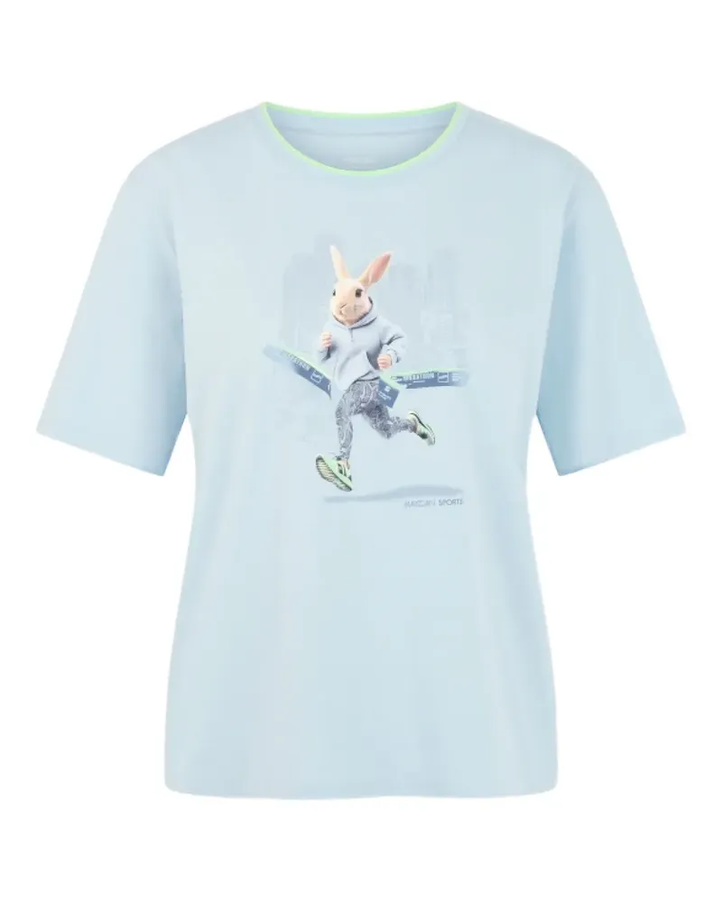 Marc Cain T-Shirt mit grafischem Print - Blau Blau