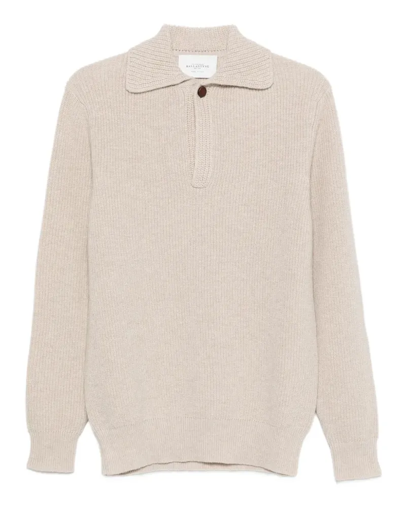 Ballantyne ribbed-knit sweater - Nude Nude