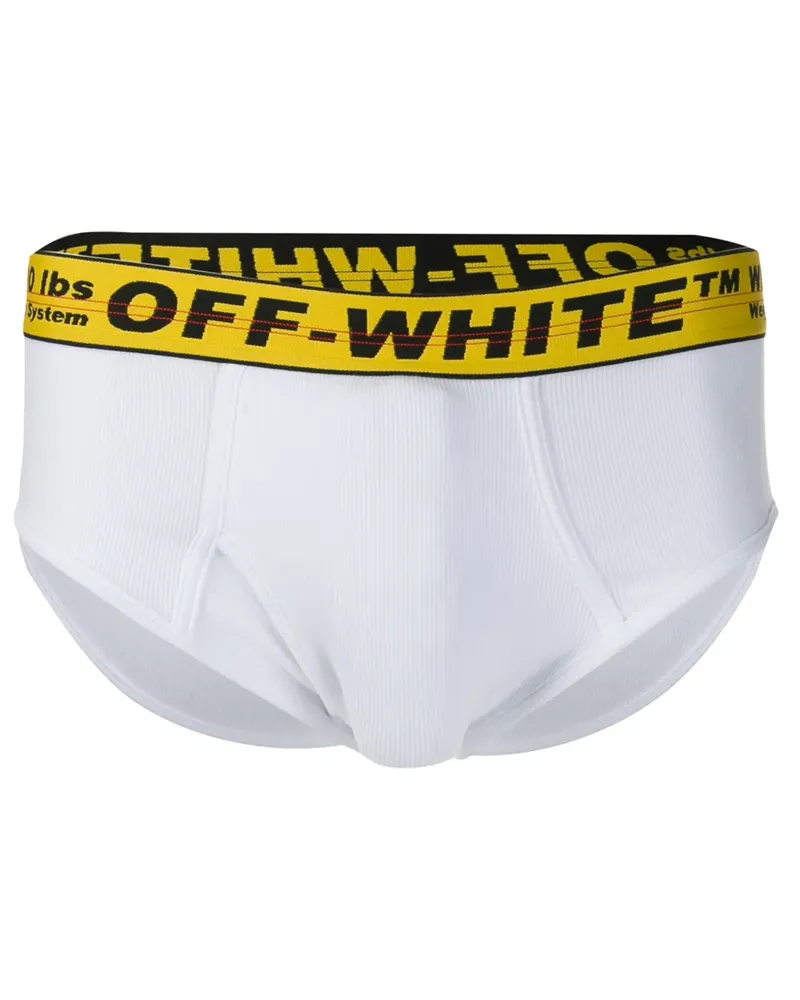 OFF-WHITE Industrial' Boxershorts - Weiß Weiß