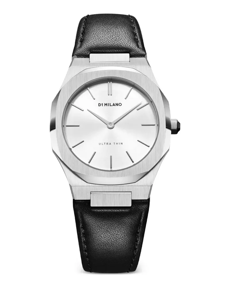 D1 Milano Armbanduhr mit Perlen - Silber Silber