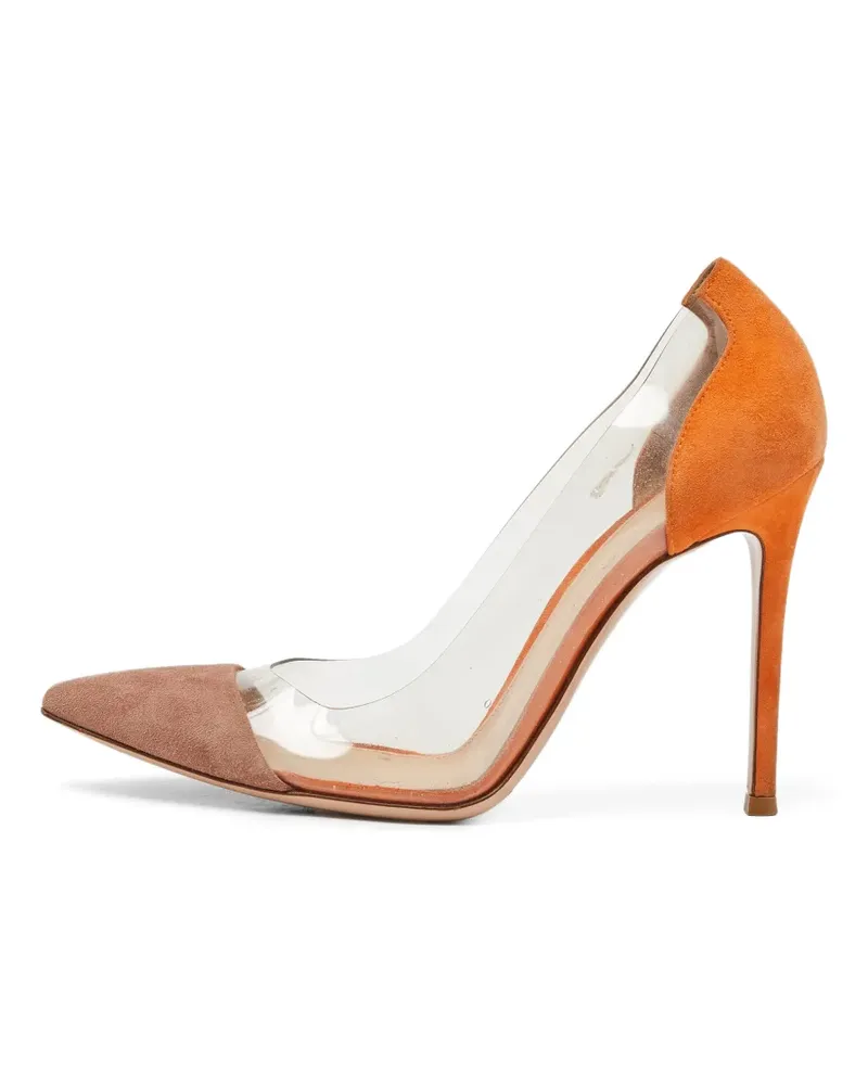 Gianvito Rossi suede pumps - Orange Orange