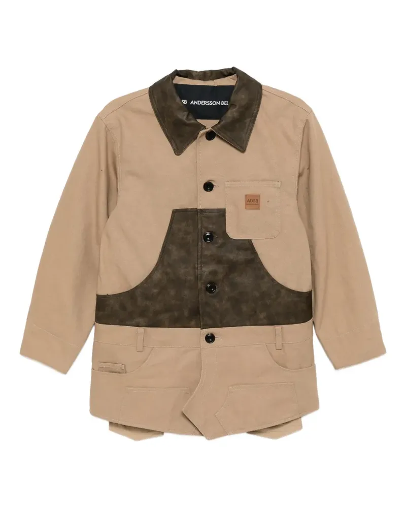 Andersson Bell patchwork jacket - Nude Nude