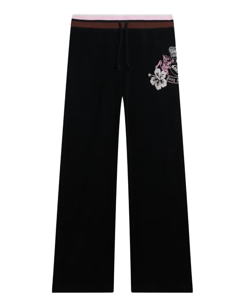 Juicy Couture x Roxy Jogginghose aus Frottee - Schwarz Schwarz