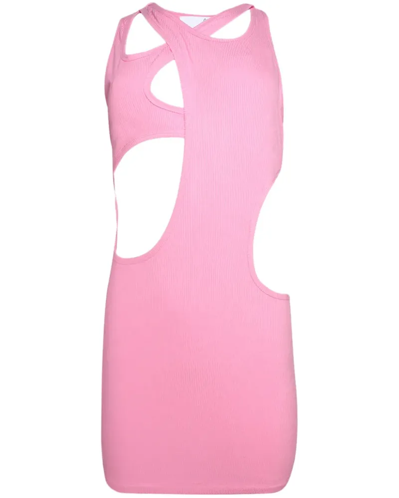 Natasha Zinko Minikleid mit Cut-Outs - Rosa Rosa