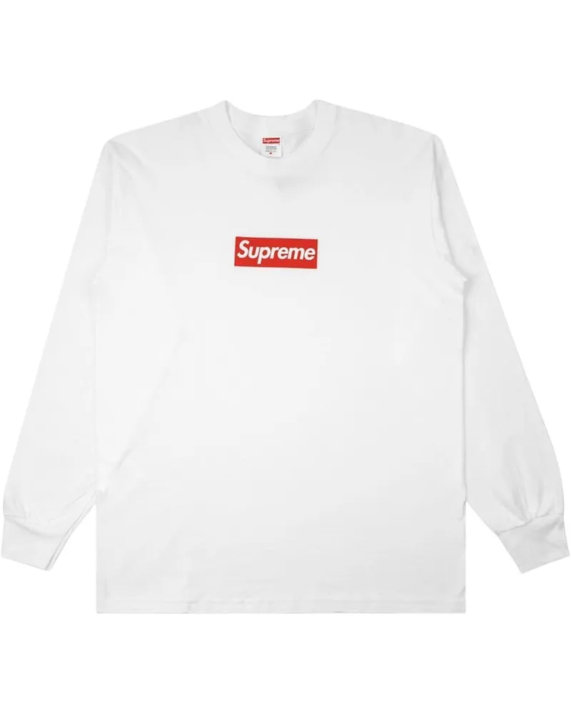 Supreme Being Langarmshirt mit Logo - Weiß Weiß