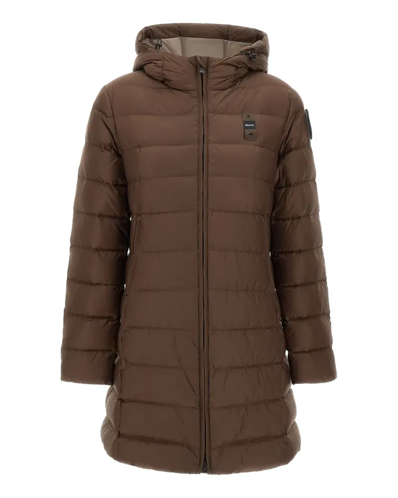 Blauer Agnes quilted down coat - Braun Braun