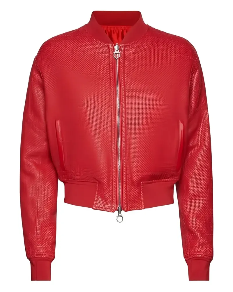 Ferragamo Jacke mit Reißverschluss - Rot Rot