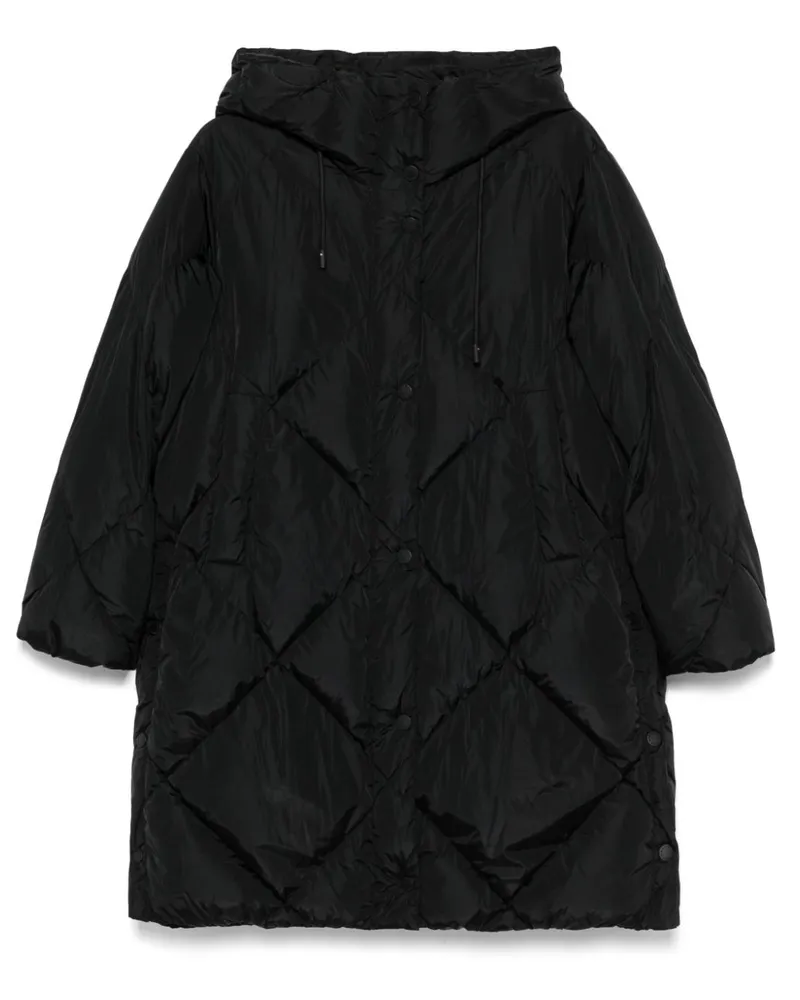 Max Mara Guelfo Mantel - Schwarz Schwarz