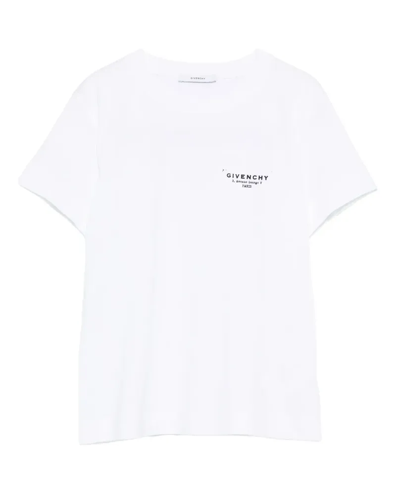 Givenchy T-Shirt mit Logo-Print - Weiß Weiß