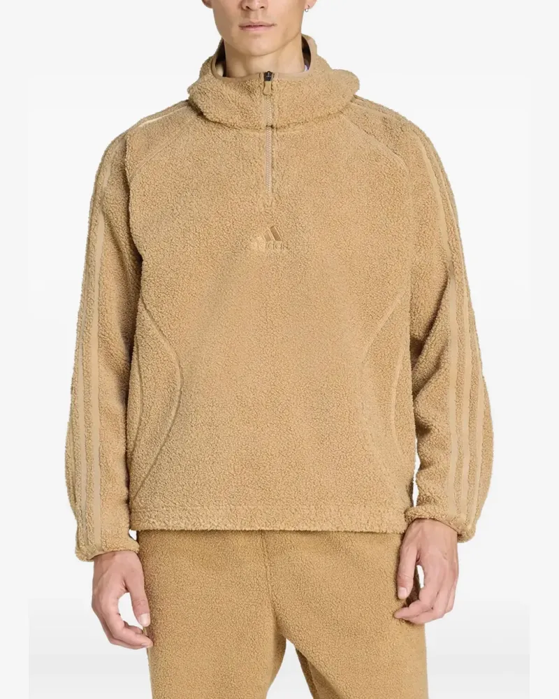 adidas Borg Fleece Teamgeist Hoodie - Nude Nude