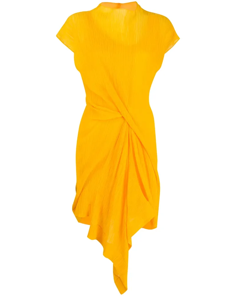 Nina Ricci Drapiertes Kleid - Gelb Gelb