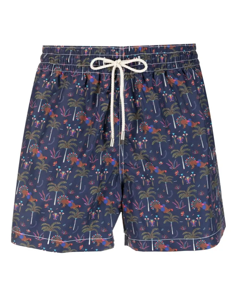 Arrels Barcelona x Louis Barthelemy Tarbouch Badeshorts Blau