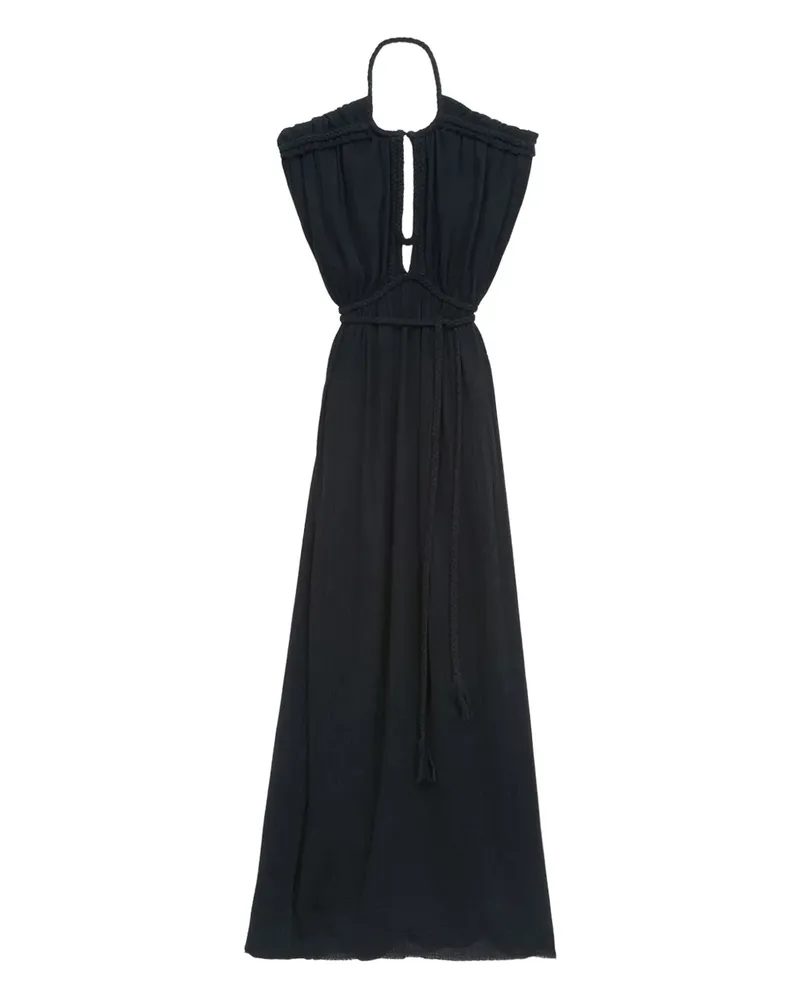 Isabel Marant Joya Maxikleid - Schwarz Schwarz
