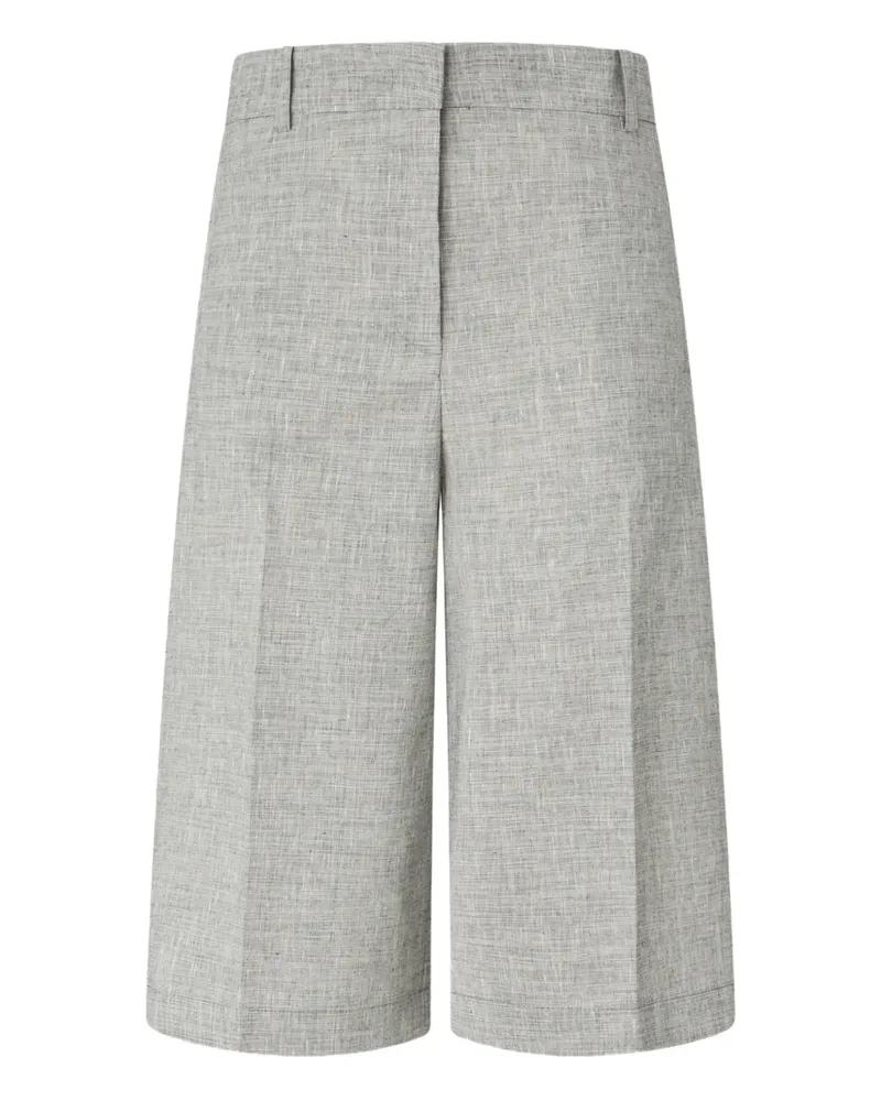 Pinko Shorts mit weitem Bein - Grau Grau