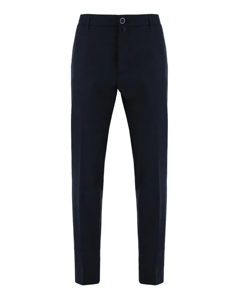 Jacob Cohën logo-patch trousers - Blau Blau