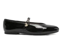 Pumps mit Lack-Finish - Schwarz