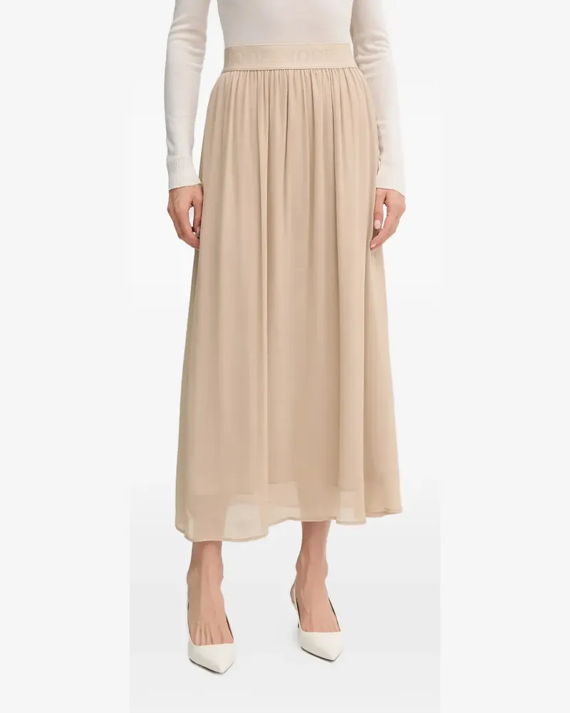 JOOP! Sumi pleated waistband skirt - Nude Nude