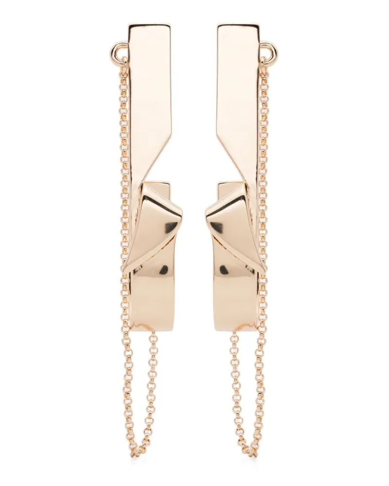 Eddie Borgo Folded earrings - Gold Gold
