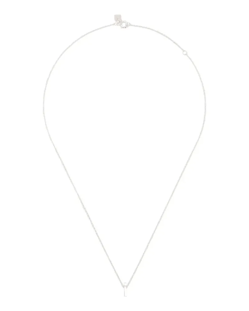 Le Gramme alphabet necklace - Silber Silber