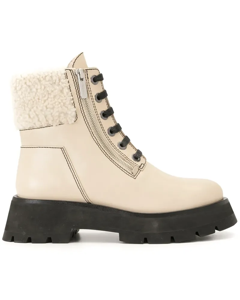3.1 phillip lim Stiefel mit Shearling - Nude Nude