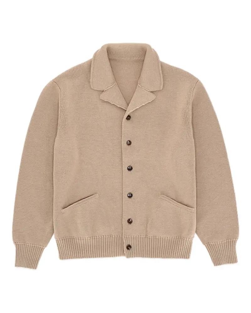 Fortela Brando button-front cardigan - Nude Nude