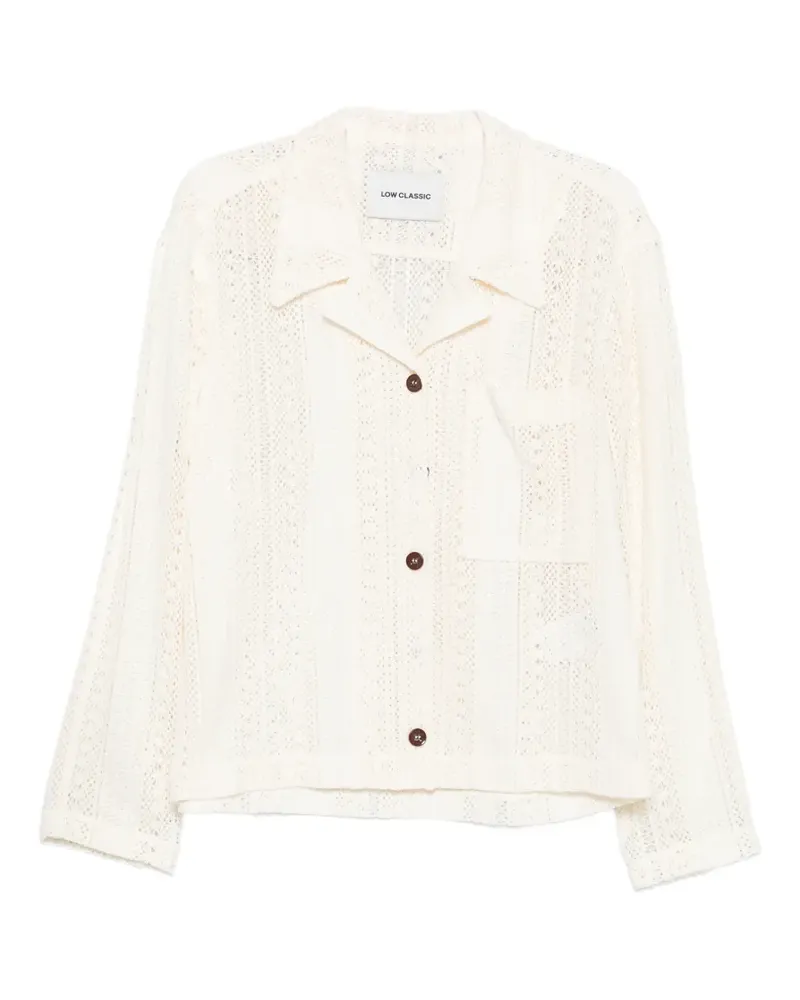 LOW CLASSIC buttoned jacket - Nude Nude