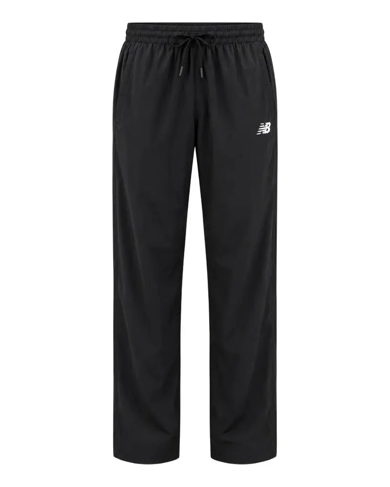 New Balance logo-print track pants - Schwarz Schwarz