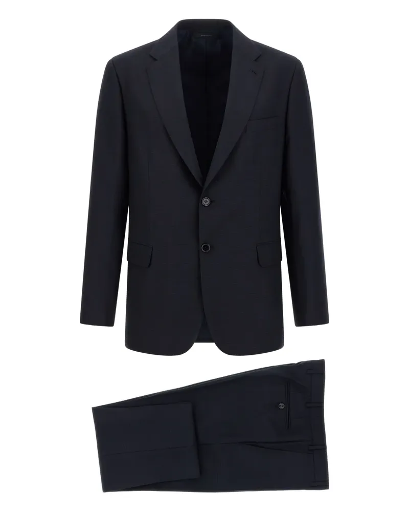 Brioni Anzug mit fallendem Revers - Blau Blau