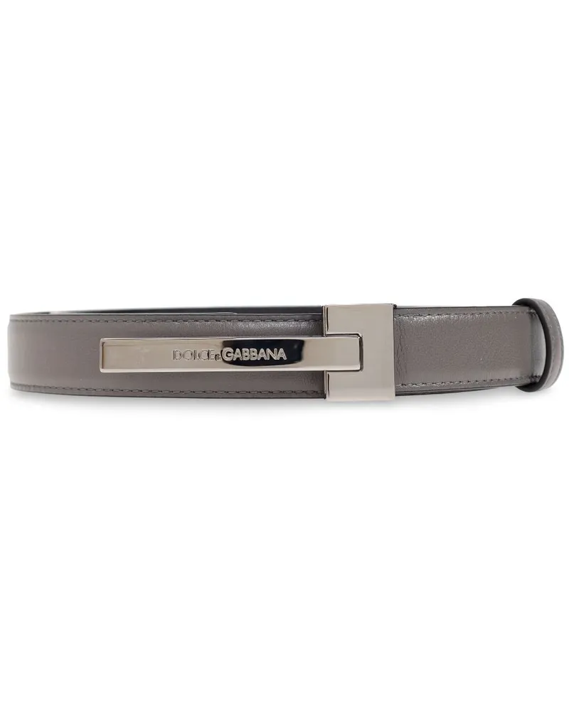Dolce & Gabbana Klassischer Gürtel - Grau Grau