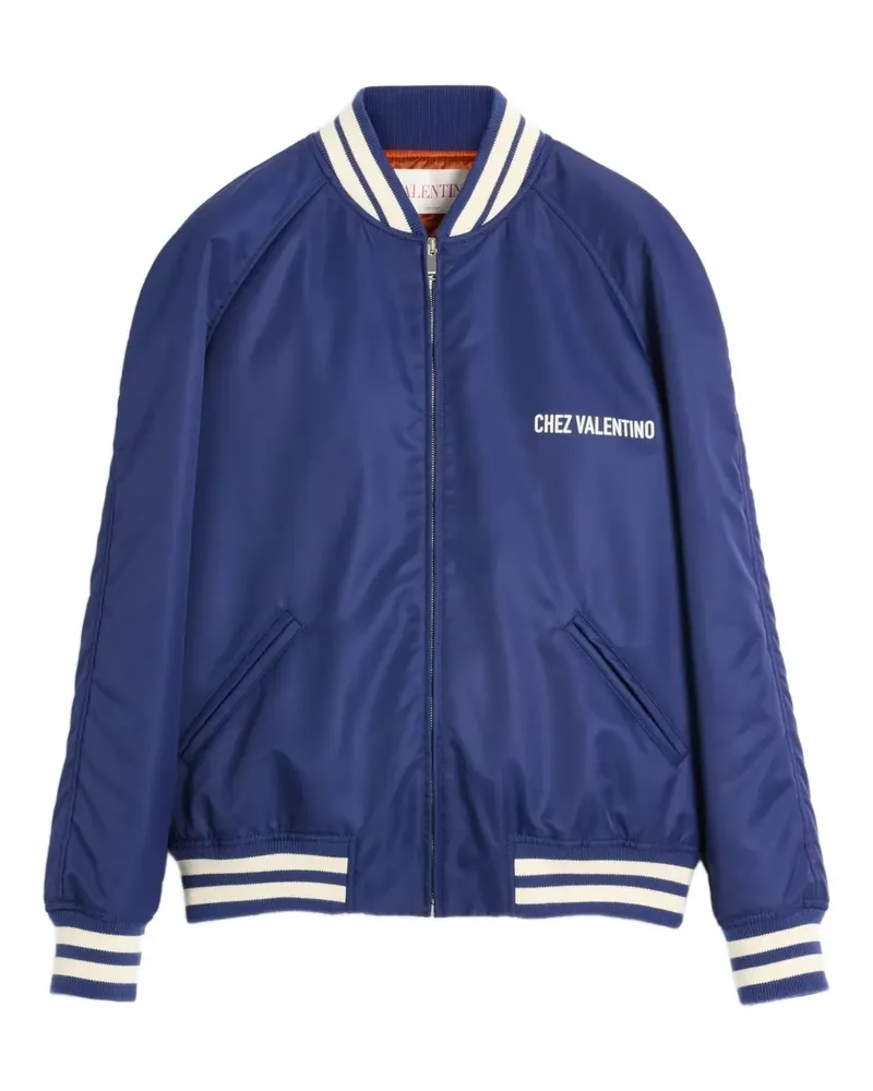 Valentino Garavani Bomberjacke mit Chez-Print - Blau Blau