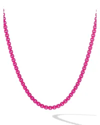 David Yurman 14kt DY Bel Aire Rotgoldhalskette Rosa