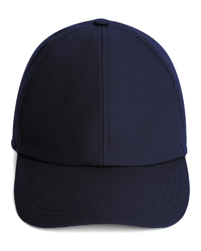 Jil Sander Baseballkappe mit Logo-Stickerei - Blau Blau