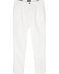 Peserico Chino aus Gabardine Weiß