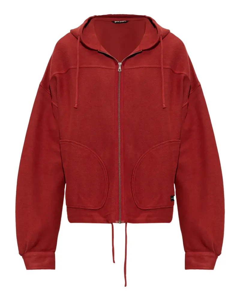 Palm Angels Palm Tree zip loose hoodie - Rot Rot