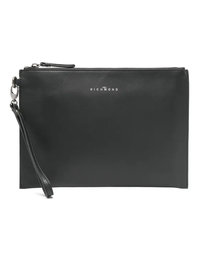John Richmond Klassische Clutch - Schwarz Schwarz