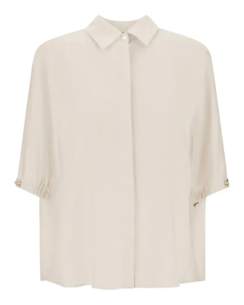 Herno eyelet-detail shirt - Nude Nude