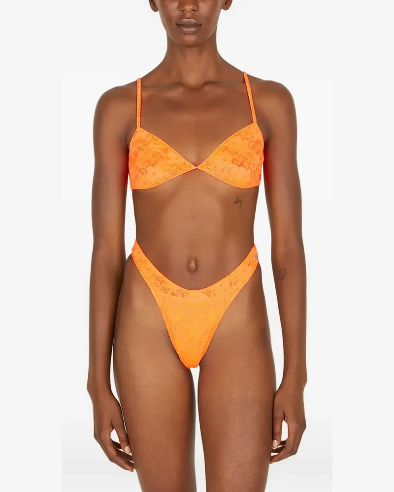Balenciaga BH aus Spitze - Orange Orange