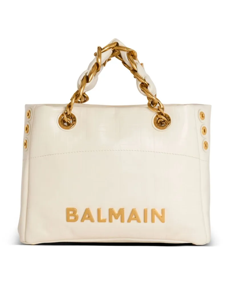 Balmain 1945 Soft Small Schultertasche - Weiß Weiß