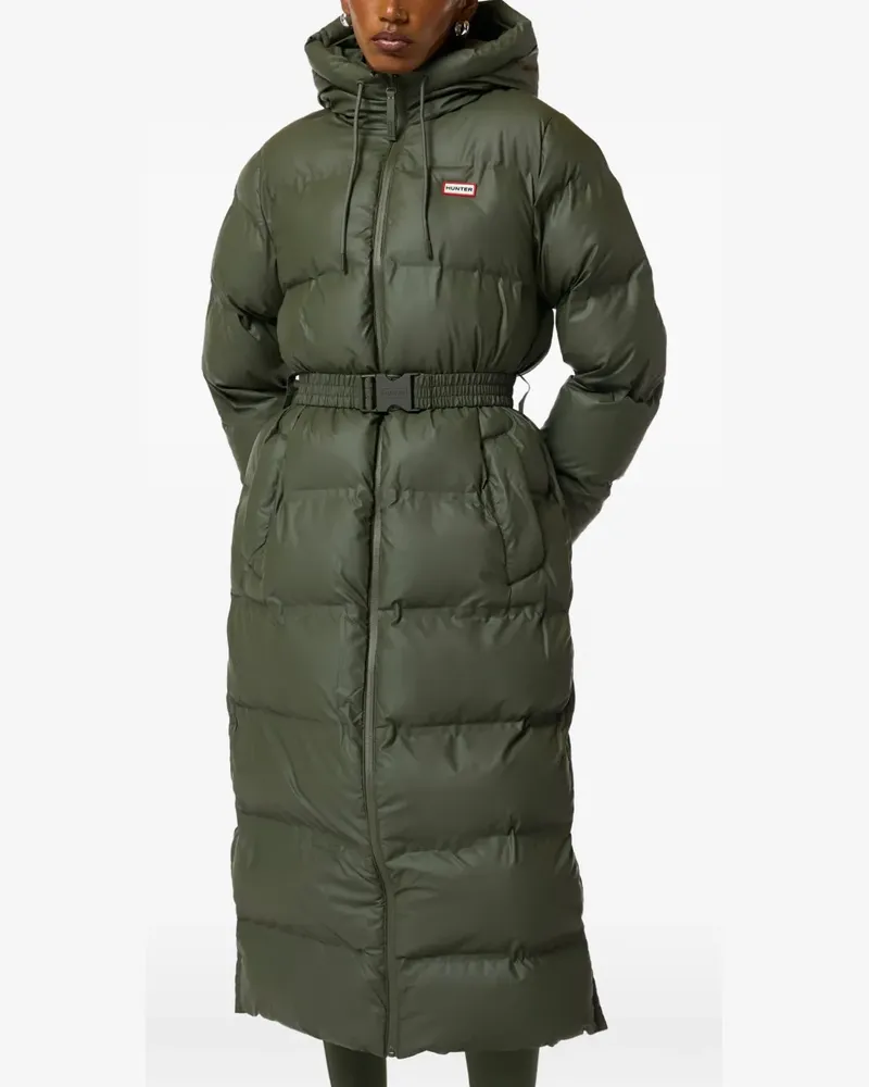 Hunter Hutchison belt-fastening oversized coat - Grün Grün