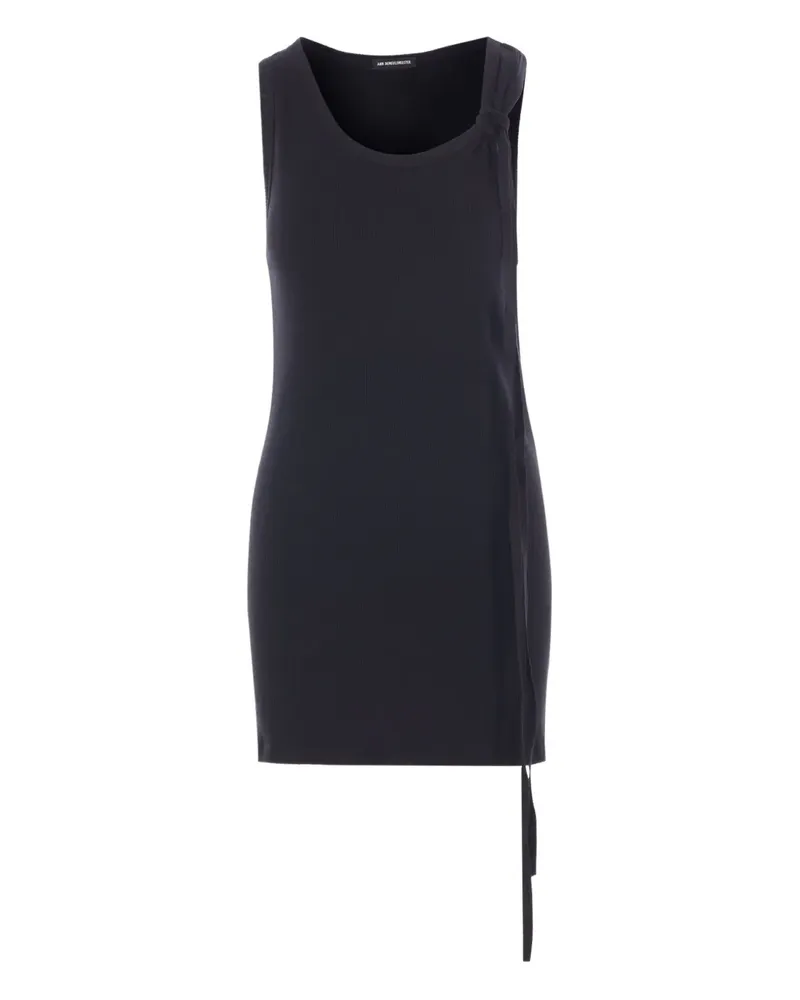 Ann Demeulemeester Kleid mit schmalem Schnitt - Schwarz Schwarz